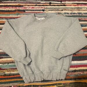 TNA Sweatfleece Cozy fleece boyfriend style Heather Gray Sweatshirt